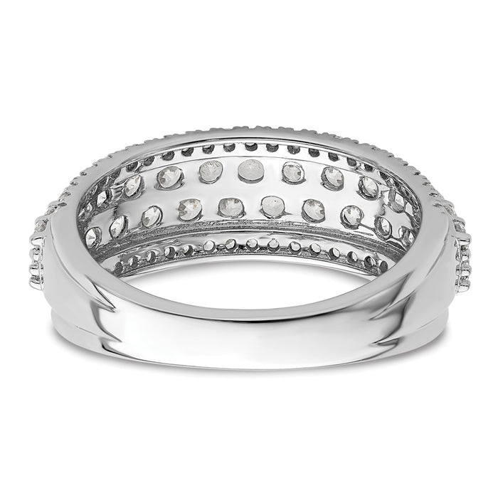 Shop Stylish 14K White Gold Fashion Band with 1.5 Carat Lab-Grown Diamond-5