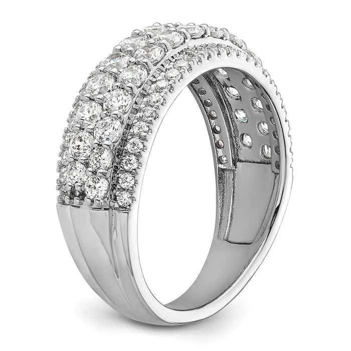 Shop Stylish 14K White Gold Fashion Band with 1.5 Carat Lab-Grown Diamond-6