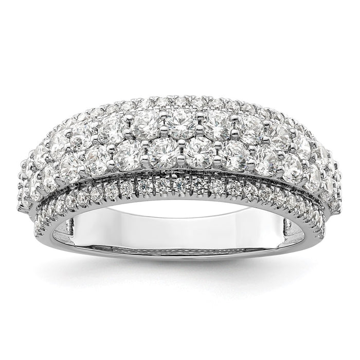Shop Stylish 14K White Gold Fashion Band with 1.5 Carat Lab-Grown Diamond-1