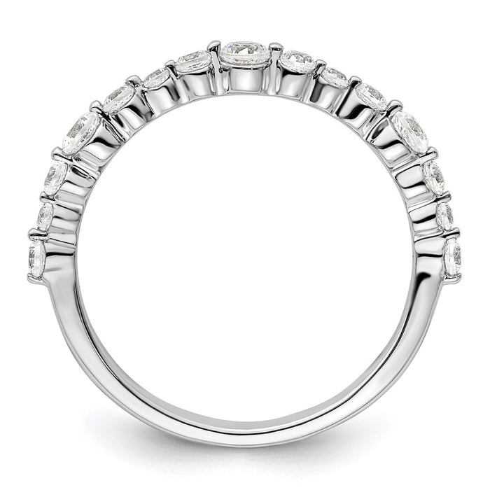 Buy Exclusive 14K White Gold Fashion Band with 1/4 Carat Lab-Grown Diamond - Stylish Value!-2