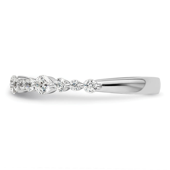 Buy Exclusive 14K White Gold Fashion Band with 1/4 Carat Lab-Grown Diamond - Stylish Value!-3