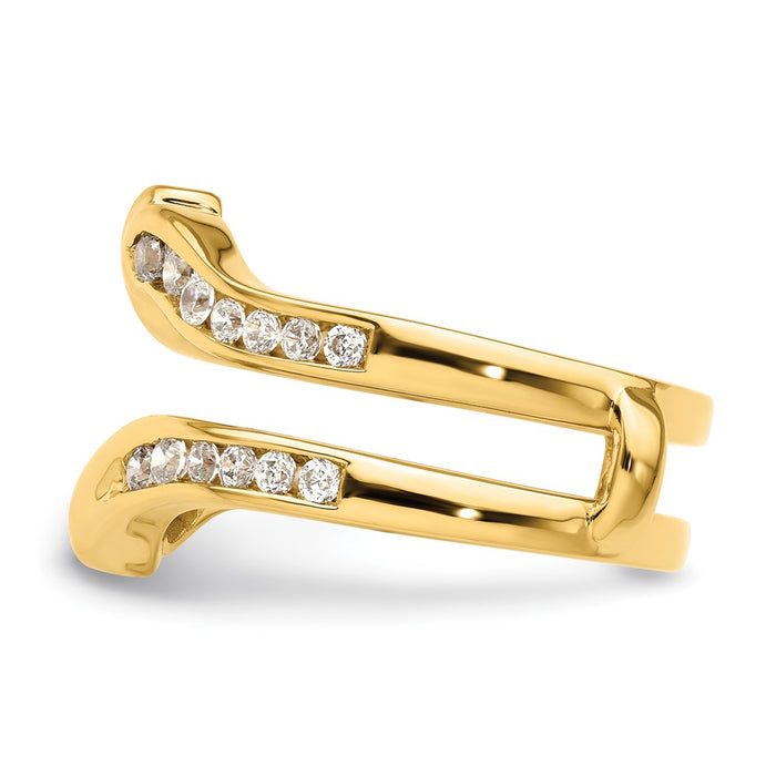 Buy Stylish 14K Gold Diamond Accent Guard Ring | Affordable Luxury Design-3
