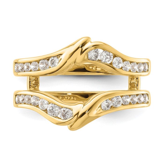Buy Stylish 14K Gold Diamond Accent Guard Ring | Affordable Luxury Design-4