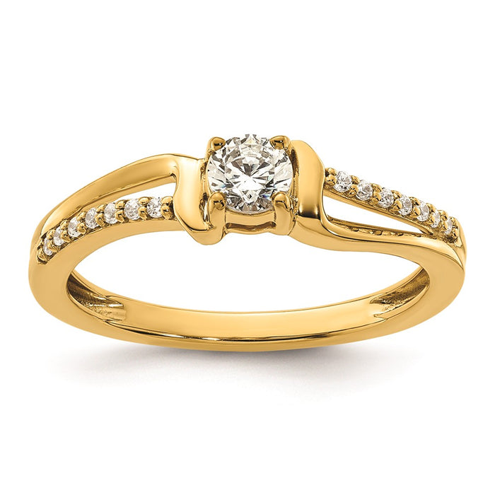 Buy 14K Gold Diamond Engagement Ring Set - Stylish, High-Quality Design!-1