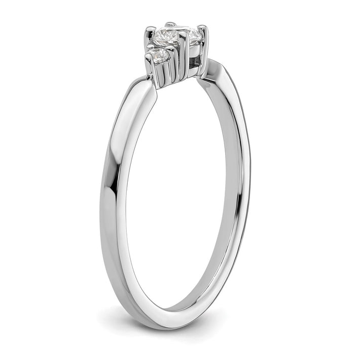 Buy Stylish 14K White Gold Diamond Engagement Ring Set | Timeless Value-6
