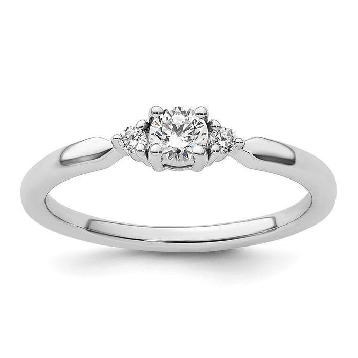 Buy Stylish 14K White Gold Diamond Engagement Ring Set | Timeless Value-1