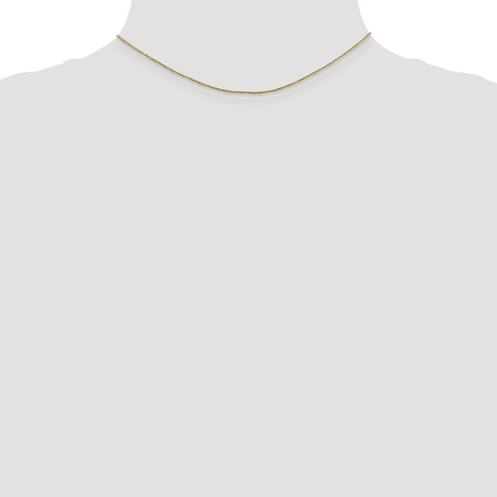 Exclusive 14K Gold .70mm Ropa Chain - 14-Inch Stylish Design, Affordable Price-3