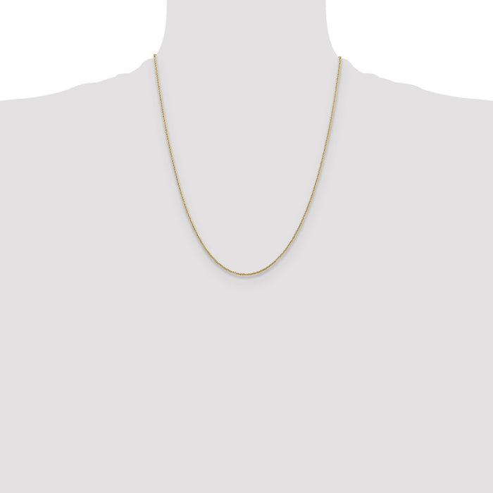 Exclusive 14K Gold 1.1mm Ropa Chain Necklace - Stylish Luxury Piece-4