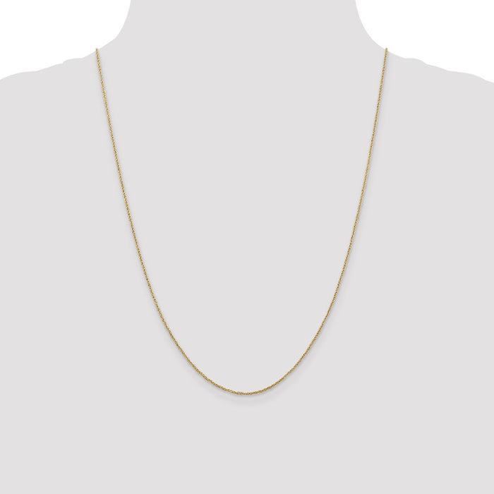 Buy Stylish 14K Gold 24-Inch Ropa Chain - 1.1mm, Luxury Spring Ring Clasp-4