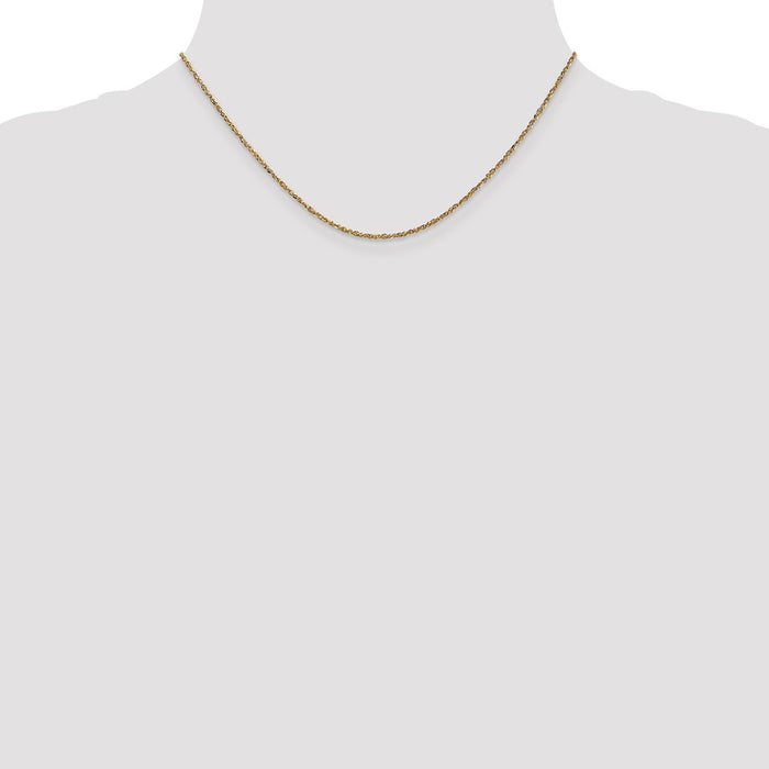 Order Stylish 14K Gold Ropa Chain 1.7mm, 16-Inch - Luxury Jewelry at Great Price-4
