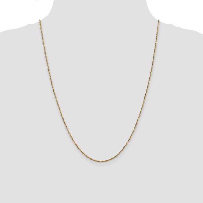 Shop Stylish 14K Gold 24-Inch Ropa Chain - 1.7mm with Lobster Clasp-4