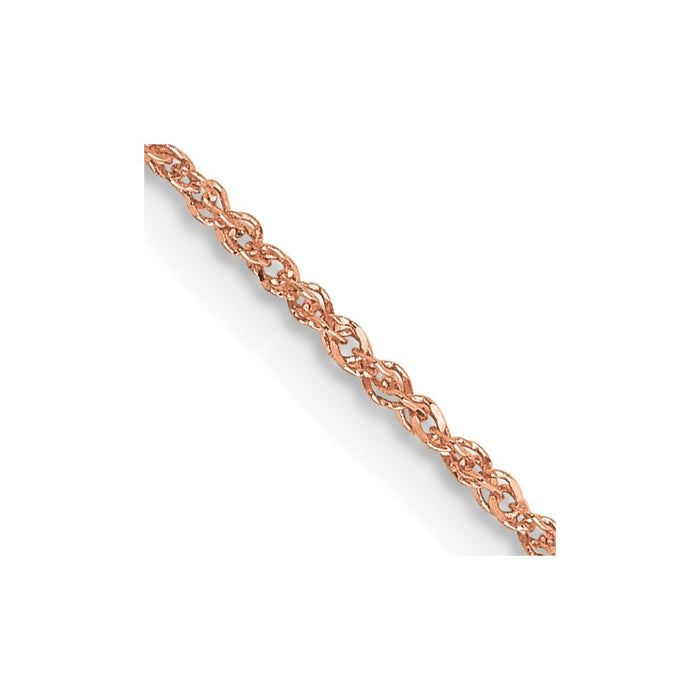 High-Quality 14K Rose Gold 24-Inch 1.10mm Ropa Chain - Stylish & Affordable!-1