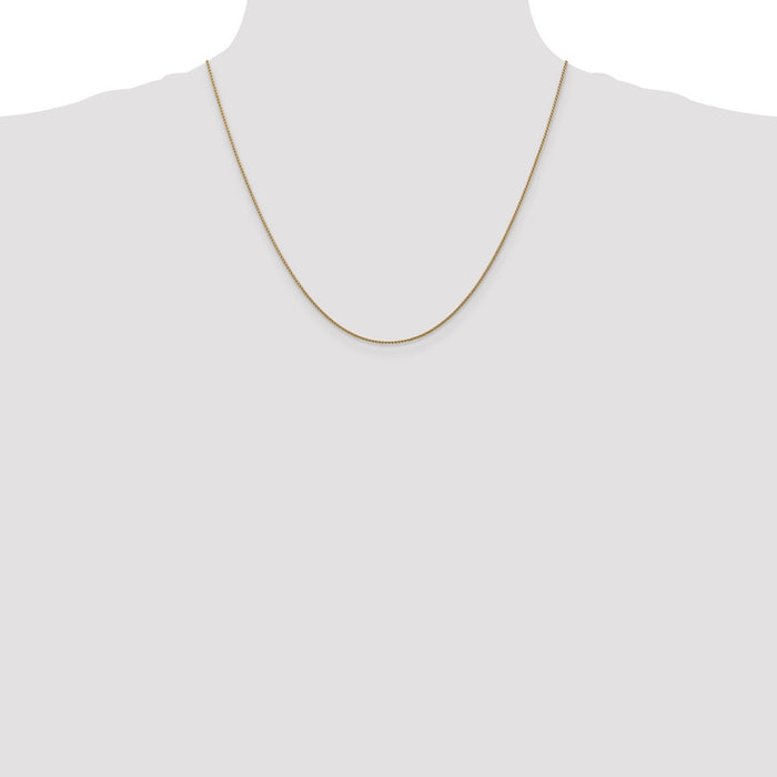 Shop Stylish 14K Rose Gold 20-Inch Diamond-Cut Spiga Chain - 1.05mm-4