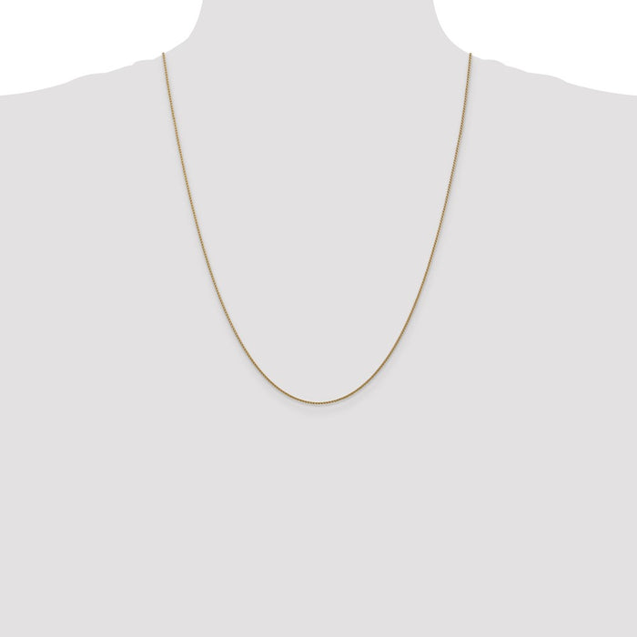 Shop Exclusive 14K Rose Gold 24-Inch Diamond-Cut Spiga Chain - 1.05mm Thickness-4