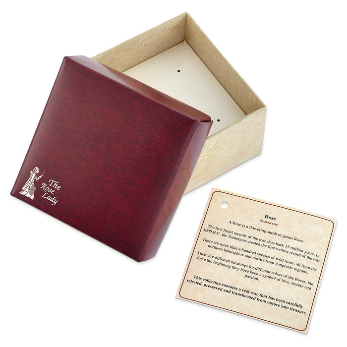 Buy Exclusive Adjustable Silver-Tone Ring with Lacquer-Dipped Red Rose-4