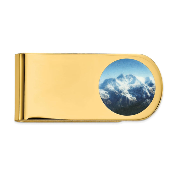 Buy Stylish Sterling Silver & Gold-Plated Picture Money Clip - Affordable Luxury-1