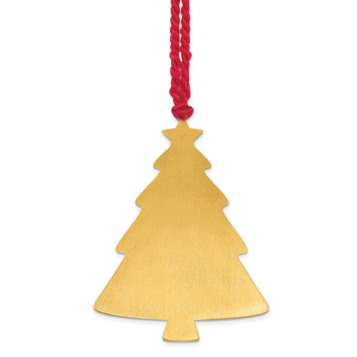 Buy Stylish Sterling Silver & Gold-Plated Christmas Tree Photo Ornament-3