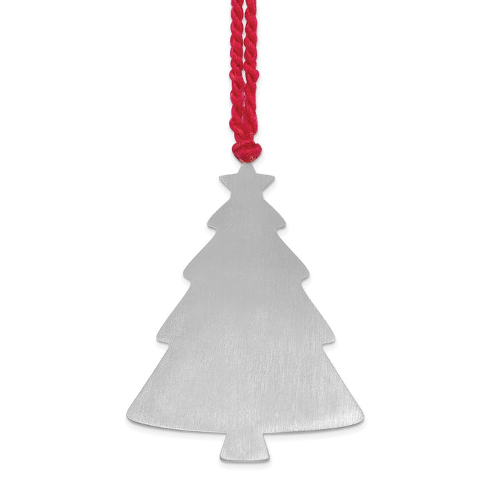 Exclusive Rhodium-Plated Sterling Silver Christmas Tree Photo Ornament - Stylish Gift-3