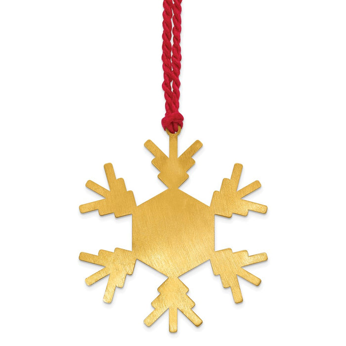 Buy Exclusive Sterling Silver & Gold-Plated Snowflake Photo Ornament - Stylish!-3