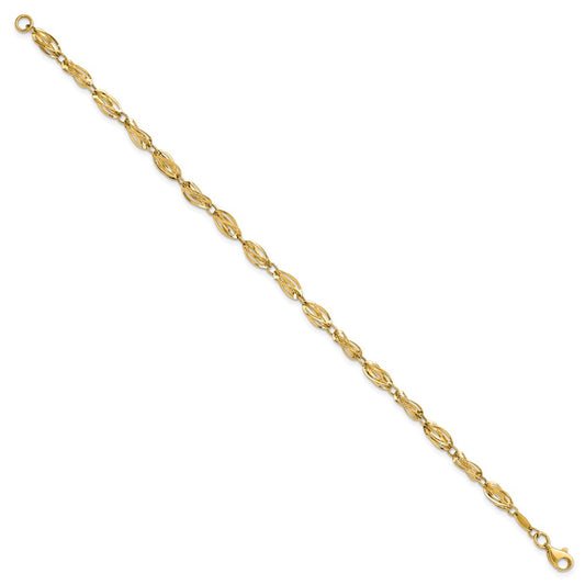 Shop 14K Gold Elegant Polished Bracelet - Stylish Design, Affordable Luxury!