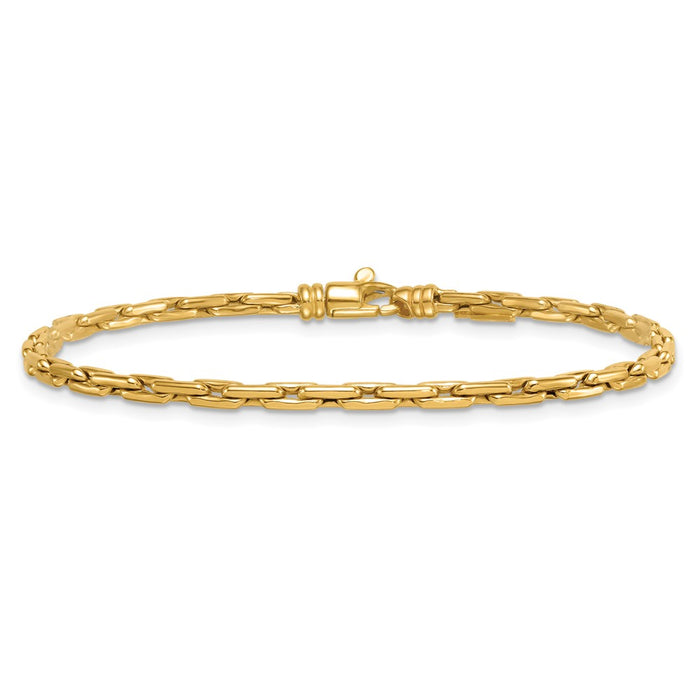 Shop Stylish 14K Gold Polished Fancy Link Bracelet - 7.5 Inches, Affordable Price-3