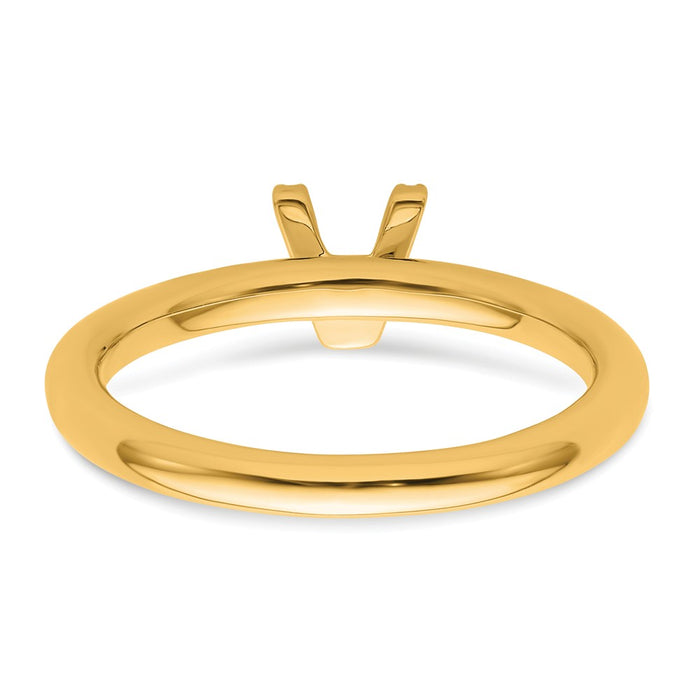 Shop Stylish 14K Gold Stackable Diamond Initial V Ring - Luxury Jewelry Deal-4
