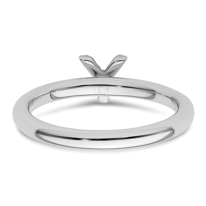 Buy Stylish 14K White Gold Diamond Initial Y Stackable Ring - Affordable Luxury-4