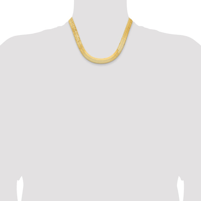 Buy Exclusive 14K Gold 18-Inch Silky Herringbone Chain - Stylish & Value!-4