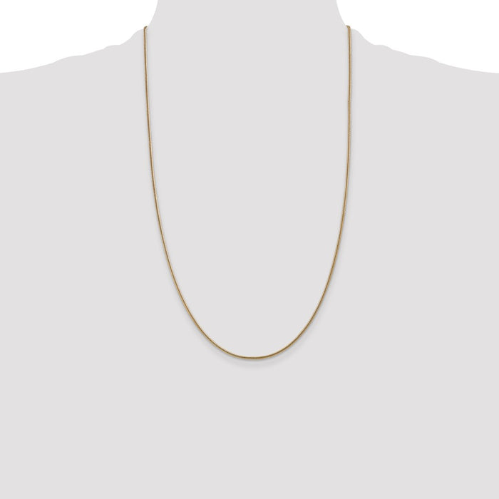 High-Quality 14K Gold 26-Inch Snake Chain 1.6mm - Stylish & Affordable!-4