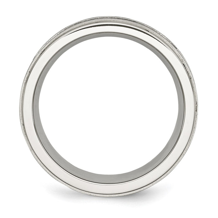 Buy Exclusive 9mm Black IP-Plated Band with 1/2 Carat Black Diamond-2