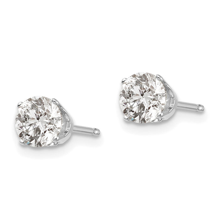 Buy Exclusive 14K Gold 1.00ct I1 J-K Diamond Stud Earrings - Stylish Value!-2