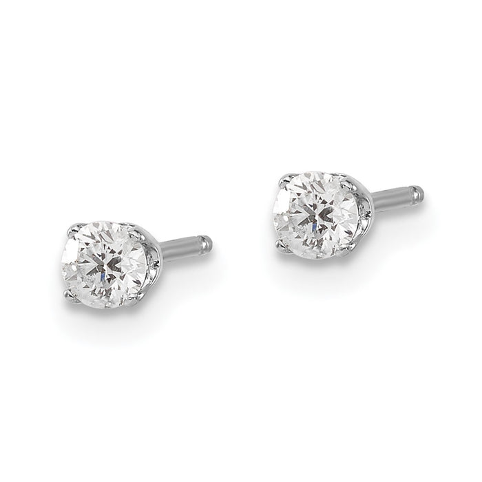 Shop Exclusive 14K Gold 0.25ct I2 K-L Diamond Stud Earrings - Stylish Value!-2