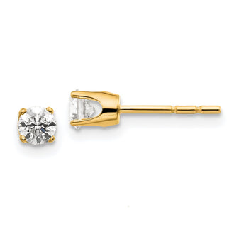 Buy Exclusive 14K Yellow Gold .40ct I2 K-L Diamond Earrings - Stylish Value!