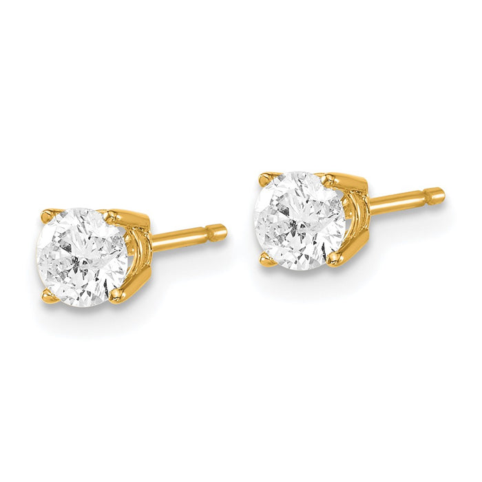 High-Quality 14K Diamond Stud Earrings .70ct I1 J-K | Affordable Luxury Gift-2