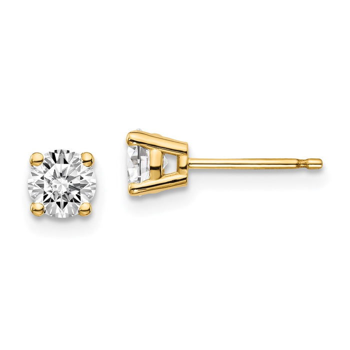 High-Quality 14K Diamond Stud Earrings .70ct I1 J-K | Affordable Luxury Gift-1
