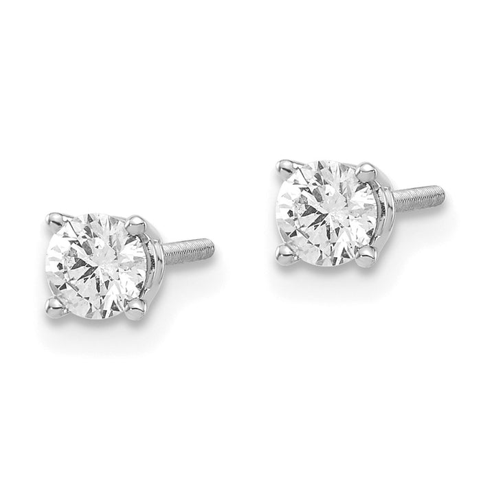 Shop Exclusive 14K Gold .40ct Diamond Stud Earrings - Stylish Value for You!-2