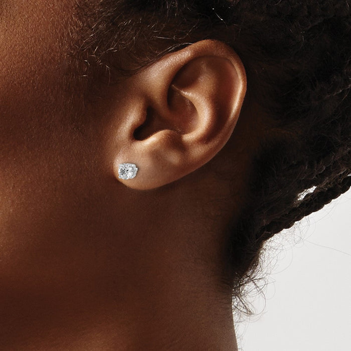 Shop Exclusive 14K White Gold 0.75ct SI3 G-I Diamond Stud Earrings - Stylish Value!-3