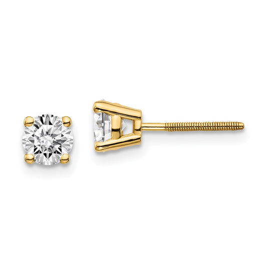 Shop Exclusive 14K Yellow Gold .85ct Diamond Thread-On Earrings - Stylish Value!