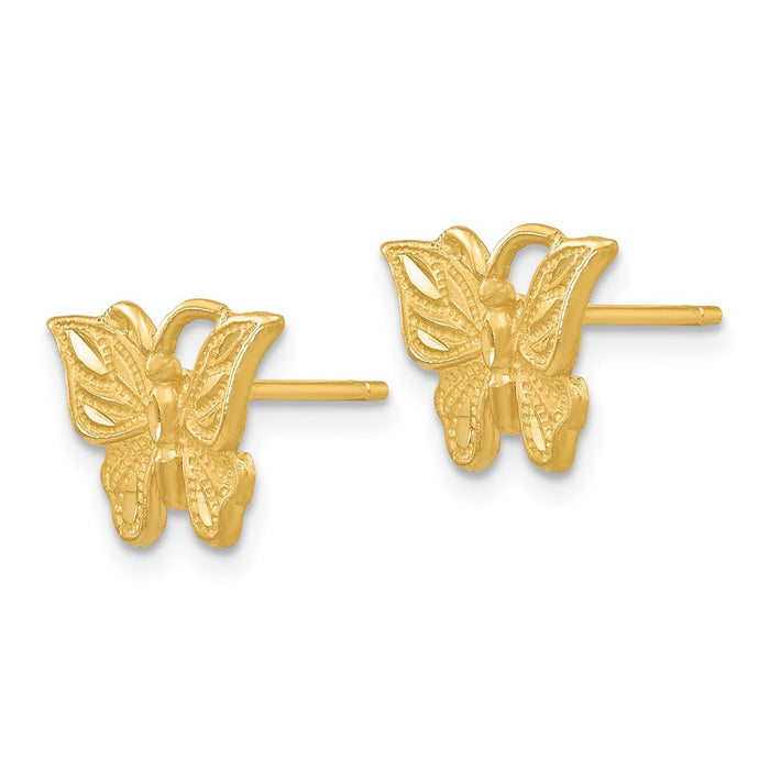 Buy 14K Diamond-Studded Butterfly Earrings | Stylish & Affordable Luxury-2