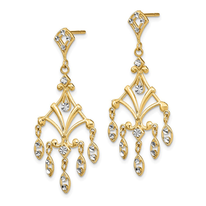 Shop Exclusive 14K Gold Chandelier Earrings - Stylish & Affordable Luxury-2