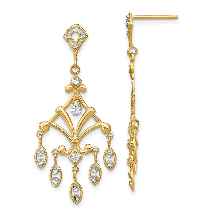 Shop Exclusive 14K Gold Chandelier Earrings - Stylish & Affordable Luxury-1