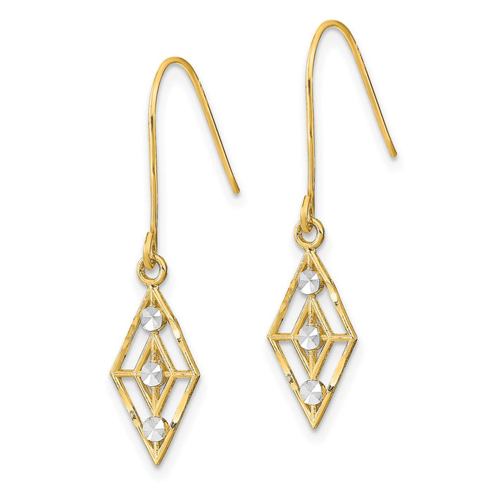 Exclusive 14K Gold Diamond-Cut Small Earrings | Stylish & Affordable Jewelry-2