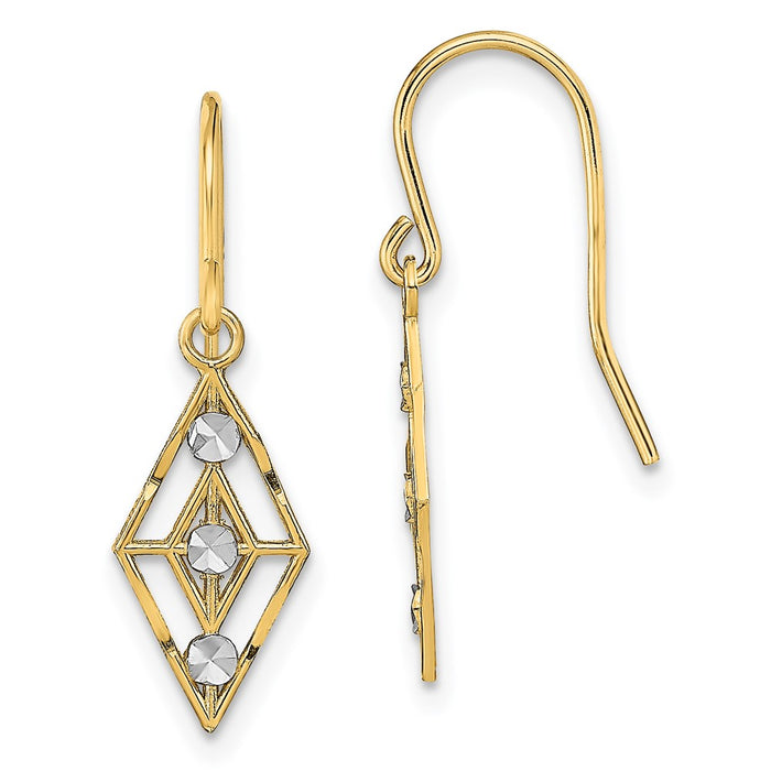 Exclusive 14K Gold Diamond-Cut Small Earrings | Stylish & Affordable Jewelry-1