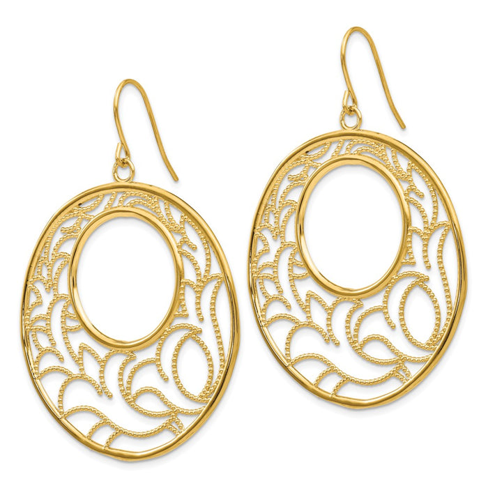 Buy Stylish 14K Gold Hoop Earrings - .85mm, Affordable Luxury Accessory-2