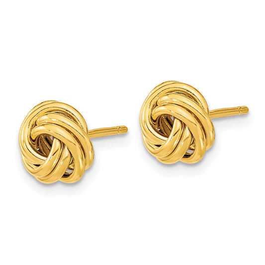 Shop 14K Gold Love Knot Stud Earrings - Stylish & High-Quality Jewelry