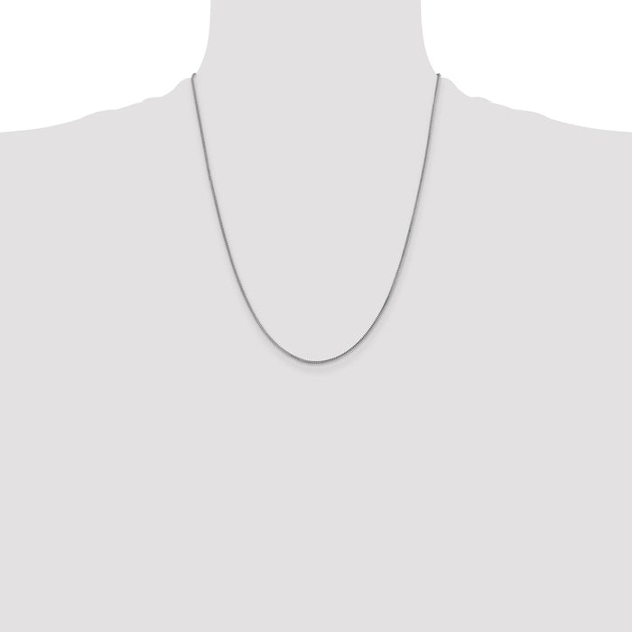 Exclusive 14K White Gold 22-Inch 0.9mm Franco Chain - Stylish & Affordable!-4