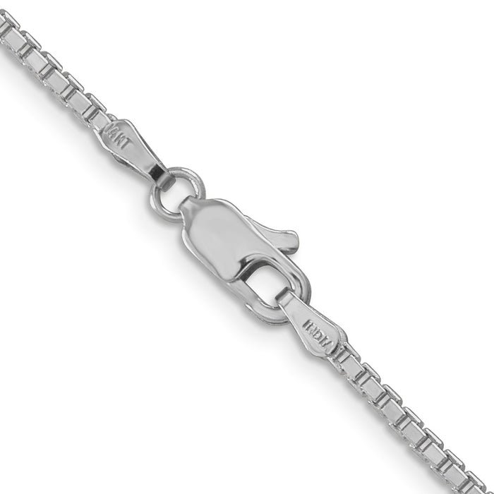 High-Quality 30-Inch 14K White Gold Box Chain - Stylish 1.9mm Design-3