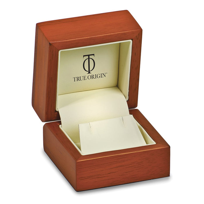 Shop Designer 14K Gold Hexagon Post Earrings with 1/5 Carat Lab-Grown Diamonds-5