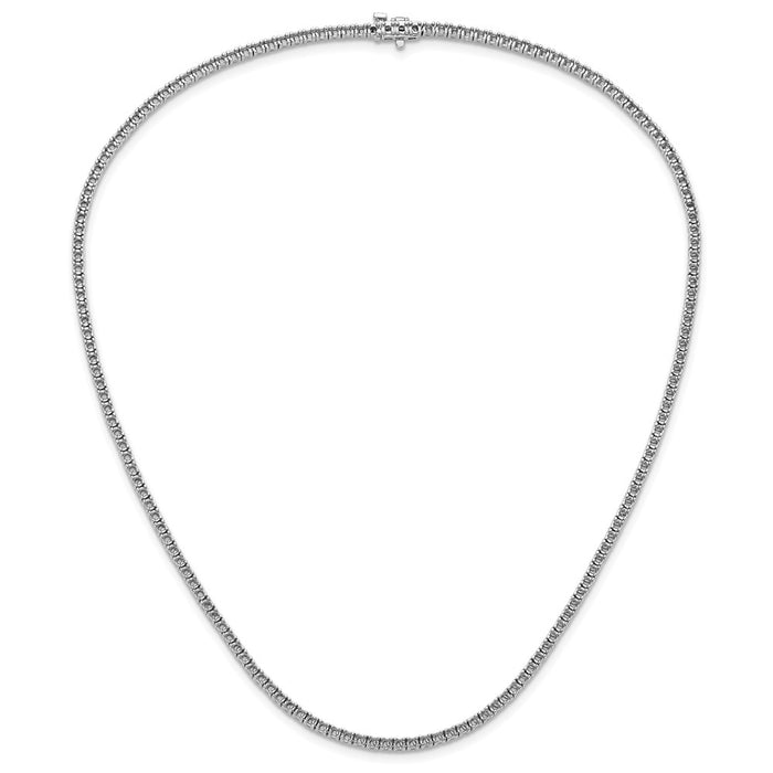 High-Quality 14K White Gold 2.2mm Necklace Mounting - Stylish & Affordable!-3