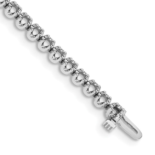 Exclusive 14K White Gold Tennis Bracelet Setting - Stylish & Affordable Luxury